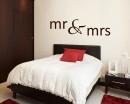 Mr & Mrs Quotes Wall  Art Stickers